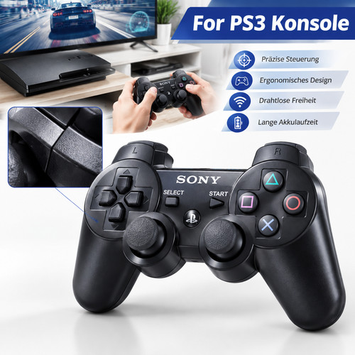 Ps3 gamepad kabellos - gamepad, bluetooth