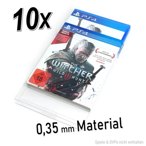 10x schutzhüllen ps3 ps4 - ps3,